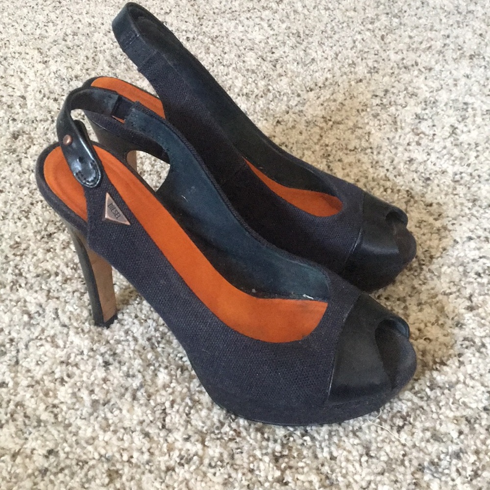 Diesel size 9 Black heels
